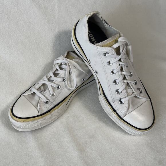 Converse Chuck Taylor All Star Platform Low Hybrid Floral Motif Size 10 W- 8 M - Picture 2 of 7